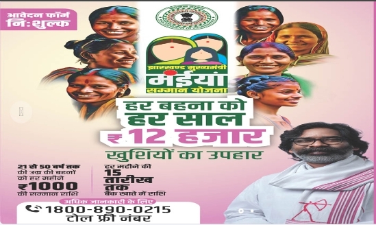 Jharkhand Maiya Samman Yojana Update 2025