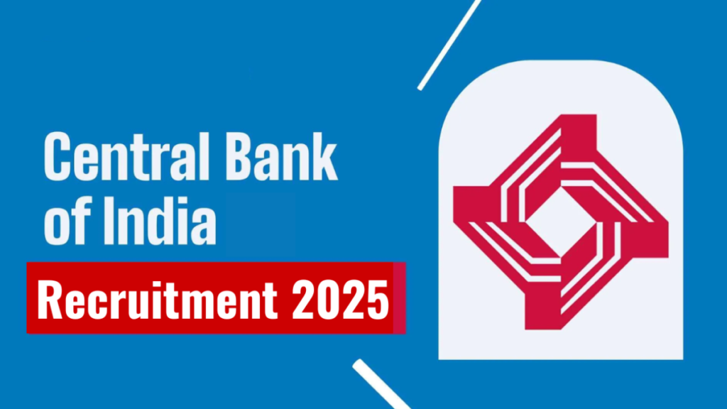 Central Bank of India Credit Officer Vacancy 2025