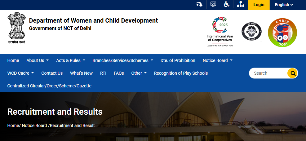 Delhi Anganwadi Vacancy 2025: Apply Online @wcd.nic.in | आंगनवाड़ी सुपरवाइजर भर्ती शुरू