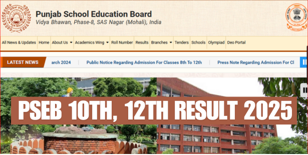PSEB 10th, 12th Result 2025