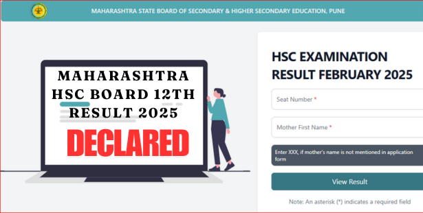Maharashtra HSC Board 12th Result 2025